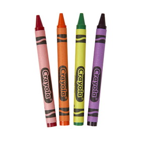 Crayola Crayon Bulk 4 Color Cello, 4 Count, 360 per case