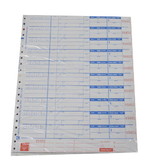National Checking 9.25 Inch X 11 Inch 4 Part Carbonless White 10 Orders Pizza Order Form 1000 Per Pack - 3 Per Case