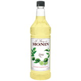 Monin Lime Syrup 1 Liter Bottle - 4 Per Case