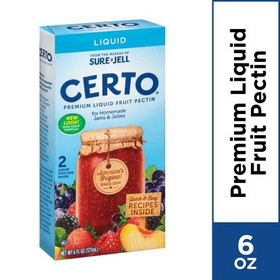 Certo Pectin Fruit Liquid Certo, 6 Fluid Ounces, 16 per case