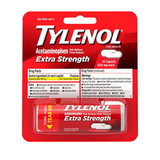 Tylenol Vial Blister, 10 Count, 12 per box, 12 per case