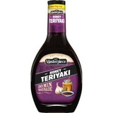Kc Masterpiece Honey Teriyaki With Sesame Marinade And Bbq Sauce Bottle, 16 Fluid Ounce, 6 Per Case