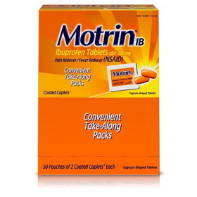 Motrin Ibuprofen Tablets, 100 Count, 12 per case