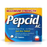 Pepcid Tablets, 25 Count, 6 Per Box, 6 Per Case