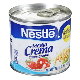Media Crema Nestle , Milk Creamer, 7.6 Fluid Ounces, 24 per case