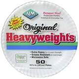 Ajm Plate Paper Original Heavy Weight 10.25 Inch, 50 Count, 12 Per Case
