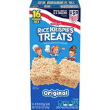 Kellogg's Rice Krispies Value Pack Original Square Treat, 0.78 Ounce, 16 Per Pack, 6 Per Case