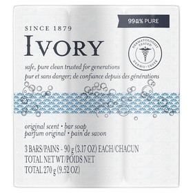 Ivory Simply 9.5 Ounce Bar Soap, 9.5 Ounce, 24 per case