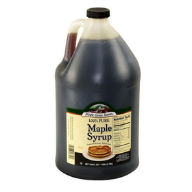 Maple Grove 100% Pure Grade A Dark Robust Pure Maple Pancake Syrup, 1 Gallon, 4 per case