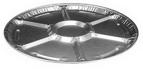 Handi-Foil 12 Inch Embossed Lazy Susan 25 Per Pack - 1 Per Case