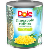 Dole Pineapple Tidbits In Light Syrup 106 Ounces - 6 Per Case