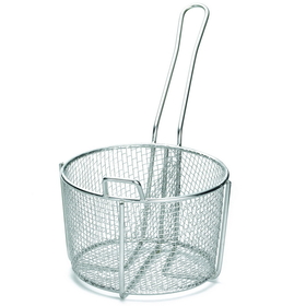 Tablecraft 8.25 Inch X 5 Inch Stainless Steel Round Cooking Basket 1 Per Pack