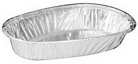 Handi-Foil 4.75 Inch X 2.5 Inch Aluminum Potato Shell 1000 Per Pack - 1 Per Case