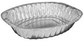 Aluminum Container Oval 100-1 Count