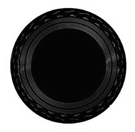 Handi-Foil 6750-00-25 12 Black Round Serving Tray Plastic