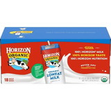 Horizon Organic 1% Reduced Fat Single Serve Aseptic Milk, 8 Fluid Ounces, 18 per case