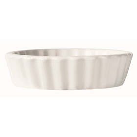 World Tableware Bedrock Ovenware 8 Oz Round Creme Brulee 5" - Bright White, 24 Each, 1 per case