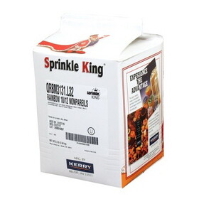Sprinkle King Non Pareils Rainbow 10/12, 8 Pounds, 4 Per Case