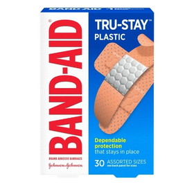 Band Aid Plastic 30'S, 30 Count, 4 per case