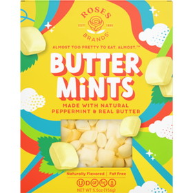 Roses Brands Mints Butter Box, 5.5 Ounces, 12 per case