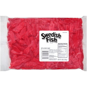 Swedish Fish Candy Red Bulk Bag, 5 Pound, 6 per case