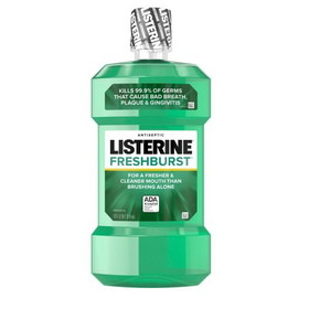 Listerine Antiseptic Freshburst Mouthwash, 1 Liter, 6 per case