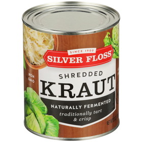 Silver Floss Sauerkraut Shredded, 27 Ounce, 12 per case