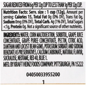 Heinz Single Serve Assorted Reduced Sugar Jelly, 12 Gram Cup - 80 Grape, 80 Strawberry, 5.29 Pounds