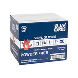 Valugards Powder Free Medium Vinyl Glove Foodservice 1000 Count - 10 Per Case