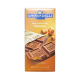Ghirardelli Milk Chocolate With Caramel Filling Bar, 3.5 Ounces, 12 per case