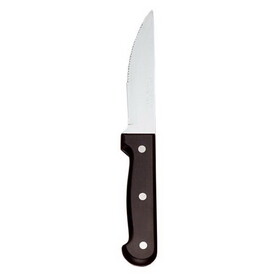 World Tableware Chop House Pointed Tip Steak Knife W/Black Bakelite Handle 9.75", 12 Each