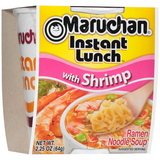 Maruchan Instant Shrimp Ramen Noodle Soup, 2.25 Ounces, 12 per case