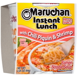 Maruchan Instant Hot & Spicy With Chili Piquin & Shrimp Flavored Ramen Noodle Soup, 2.25 Ounces, 12 per case