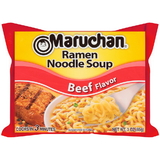 Maruchan Instant Beef Flavored Ramen Noodle Soup, 3 Ounces, 24 per case