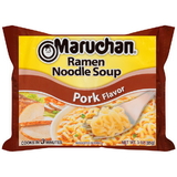 Maruchan Instant Pork Flavored Ramen Noodle Soup, 3 Ounces, 24 per case