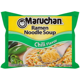 Maruchan Ramen Chili Flavored Ramen Noodle Soup, 3 Ounces, 24 per case