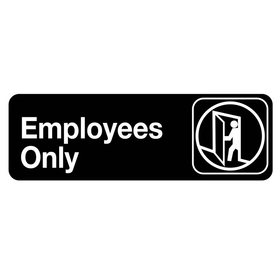 Sign Employee Only 1-1 Each