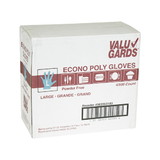Valugards Poly Large Glove 500 Per Box - 4 Boxes Per Case