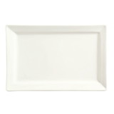 World Tableware Slate Collection Ultra Bright White Rectangular Plate 12