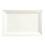 World Tableware Slate Collection Ultra Bright White Rectangular Plate 12" X 8", 12 Each, 1 per case, Price/Case