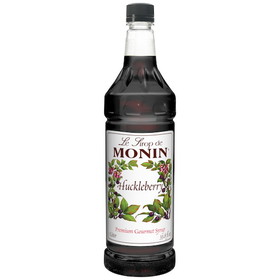 Monin Huckleberry Syrup, 1 Liter, 4 per case