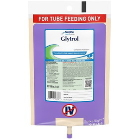 Nestle Glytrol-Obs Diabetes Tube Feeding Prebio 1 33.8 Fluid Ounce Bag - 6 Bags Per Case