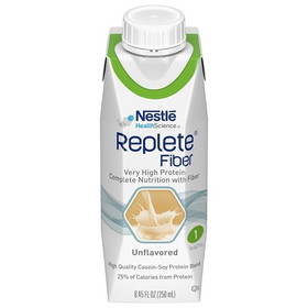 Nestle Replete Malnutrition Liquid Unflavored Protein Liquid Formula 8.45 Fluid Ounce Bottle - 24 Per Case