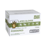 Handgards Valugards Latex Powdered Small Glove 100 Per Pack - 10 Per Case