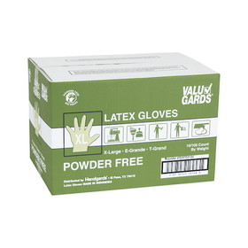 Valugards Hgi Latex Valugard Powder Free Extra Large Glove, 100 Each, 10 per case