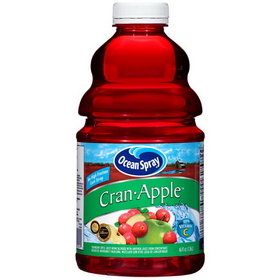 Ocean Spray Cranberry Apple Juice 46 Fluid Ounce Bottles - 8 Per Case