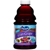 Ocean Spray Cranberry Grape Juice 46 Fluid Ounce Bottles - 8 Per Case