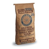 Gold Medal Stone Ground Unbleached Fine Ground Whole Wheat Flour, 50 Pounds, 1 per case