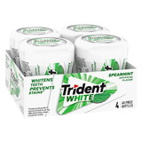 Trident White Spearmint Sugar Free Gum, 60 Count, 6 per case