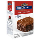 Ghirardelli Kosher, Triple Chocolate Brownie Mix, 120 Ounces, 4 per case